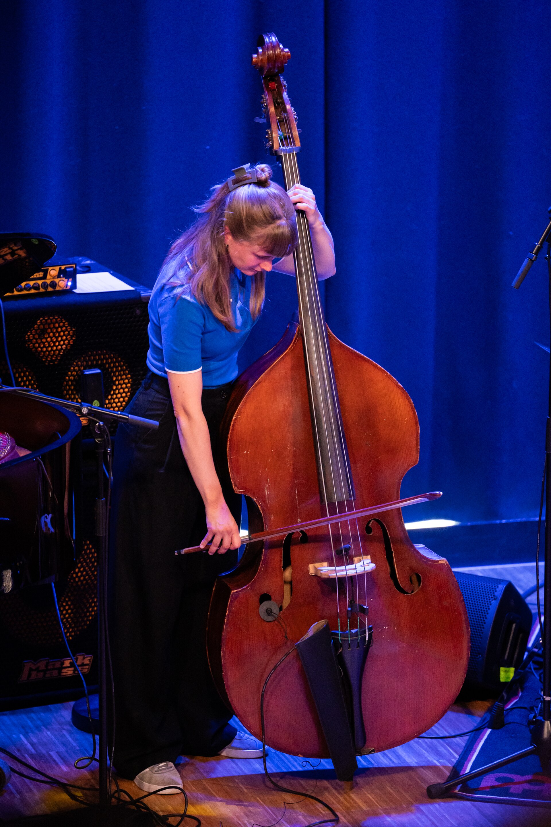 Mona Krogstad "Serenity now" med Veslemøy Narvesen, Hogne Kleiberg, Kertu Auer og special guest Kristoffer Lo. Sølvsalen, Kongsberg Jazzfestival 2024.
Foto: Birgit Fostervold @knipselyst

CC: BY-SA 2.0