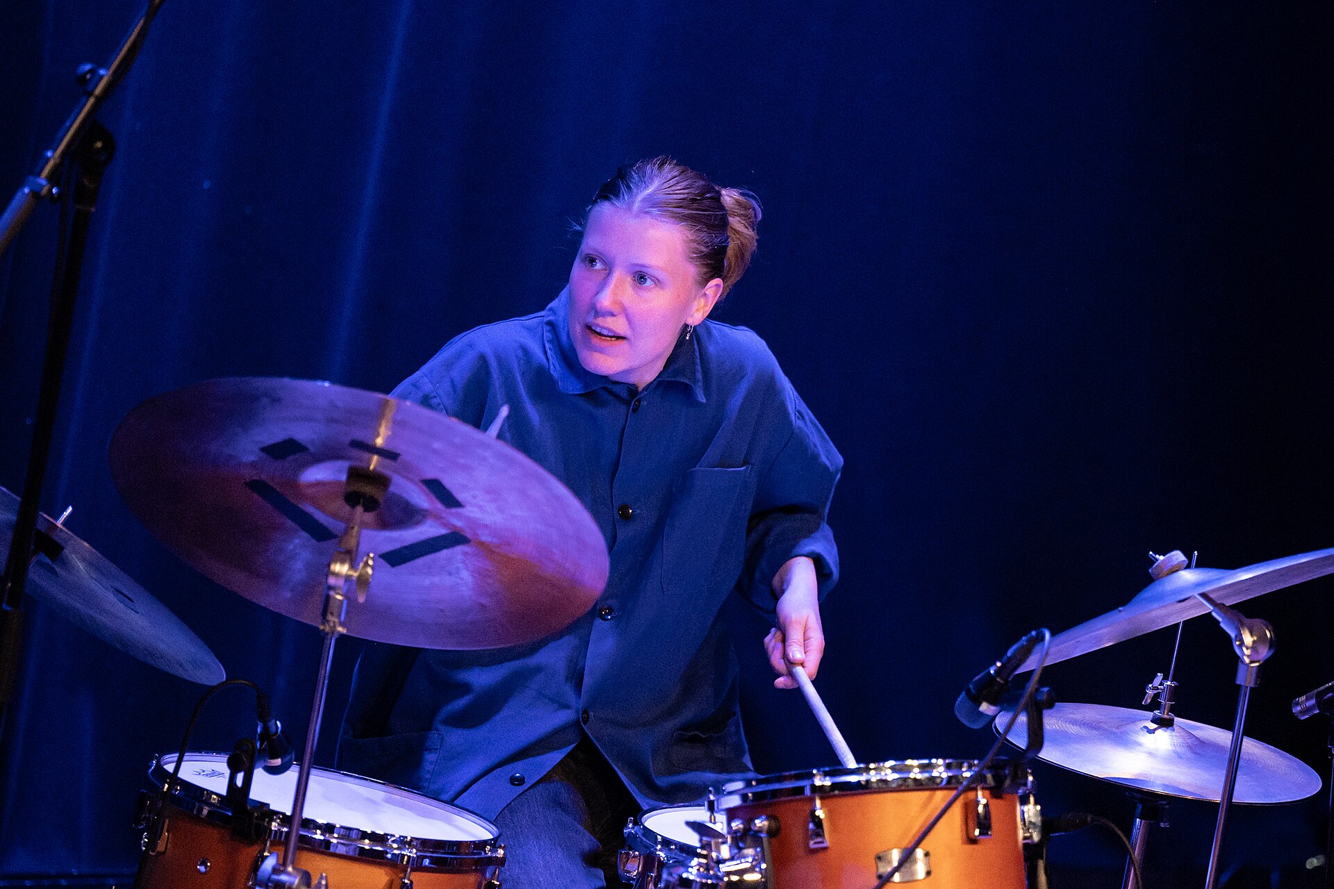 Mona Krogstad "Serenity now" med Veslemøy Narvesen, Hogne Kleiberg, Kertu Auer og special guest Kristoffer Lo. Sølvsalen, Kongsberg Jazzfestival 2024.
Foto: Birgit Fostervold @knipselyst

CC: BY-SA 2.0