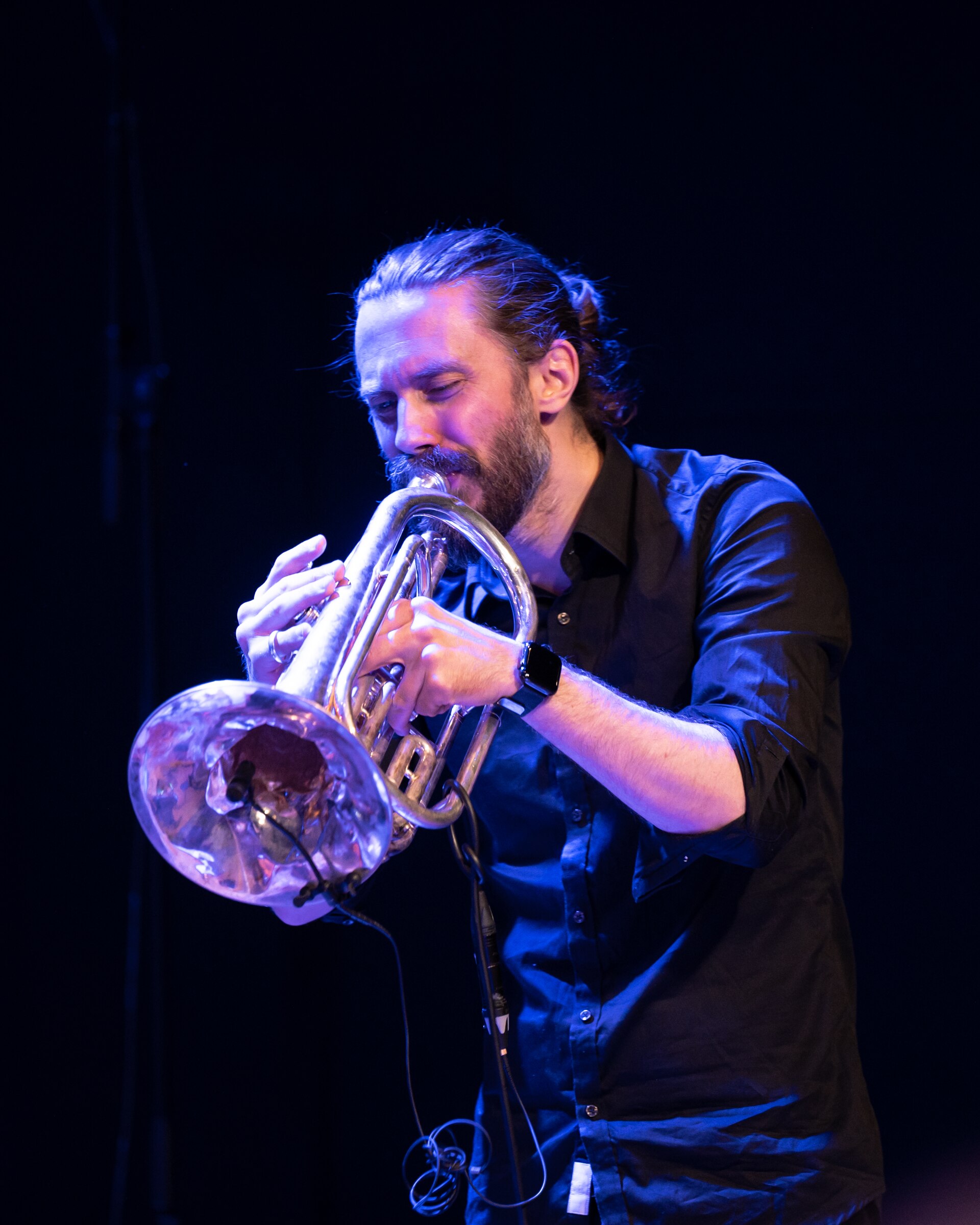 Mona Krogstad "Serenity now" med Veslemøy Narvesen, Hogne Kleiberg, Kertu Auer og special guest Kristoffer Lo. Sølvsalen, Kongsberg Jazzfestival 2024.
Foto: Birgit Fostervold @knipselyst

CC: BY-SA 2.0