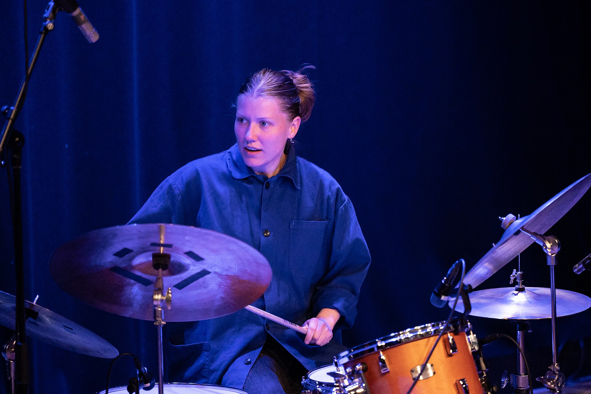 Mona Krogstad "Serenity now" med Veslemøy Narvesen, Hogne Kleiberg, Kertu Auer og special guest Kristoffer Lo. Sølvsalen, Kongsberg Jazzfestival 2024.
Foto: Birgit Fostervold @knipselyst

CC: BY-SA 2.0