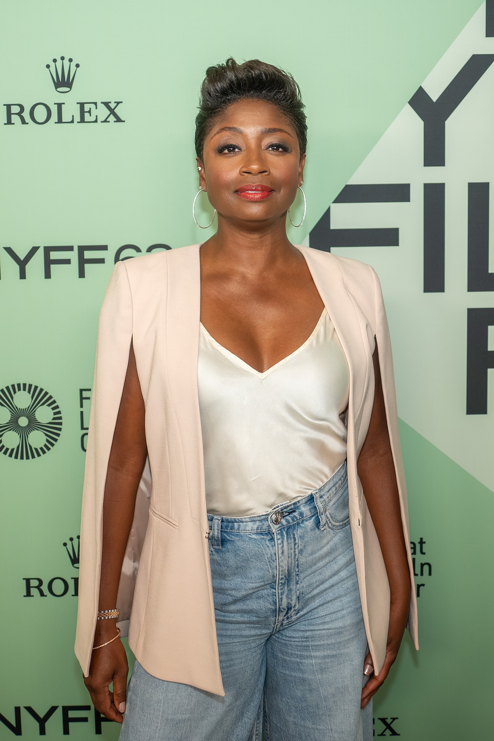 Montego Glover, actress, at the 63rd annual New York Film Festival at Lincoln Center in 2025 for the film Blue Moon