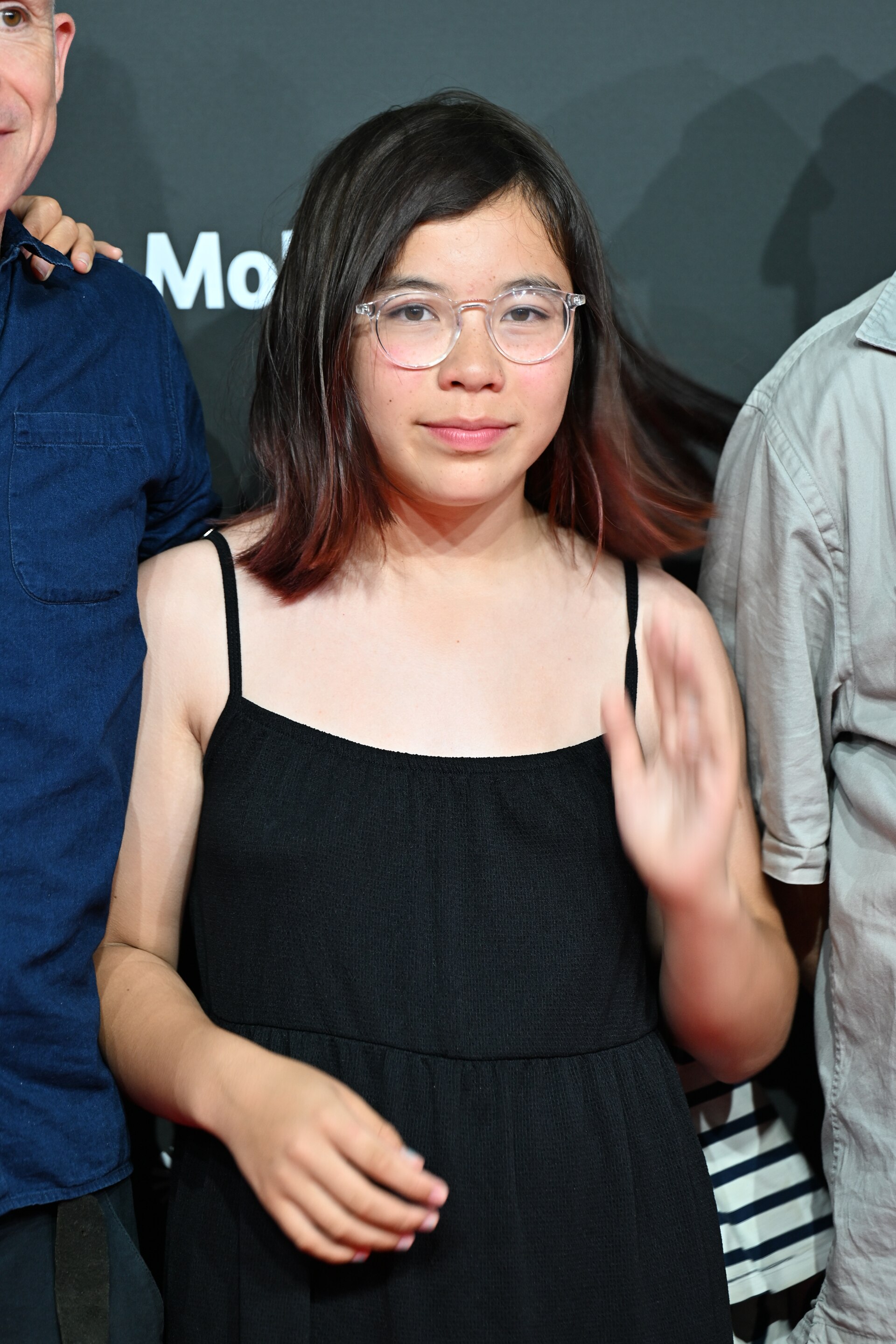Moon Guo Barker, actor, at the Locarno Film Festival in Locarno, Switzerland in August 2025