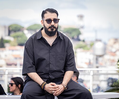 Film director Morad Mostafa at the 2025 Cannes Film Festival