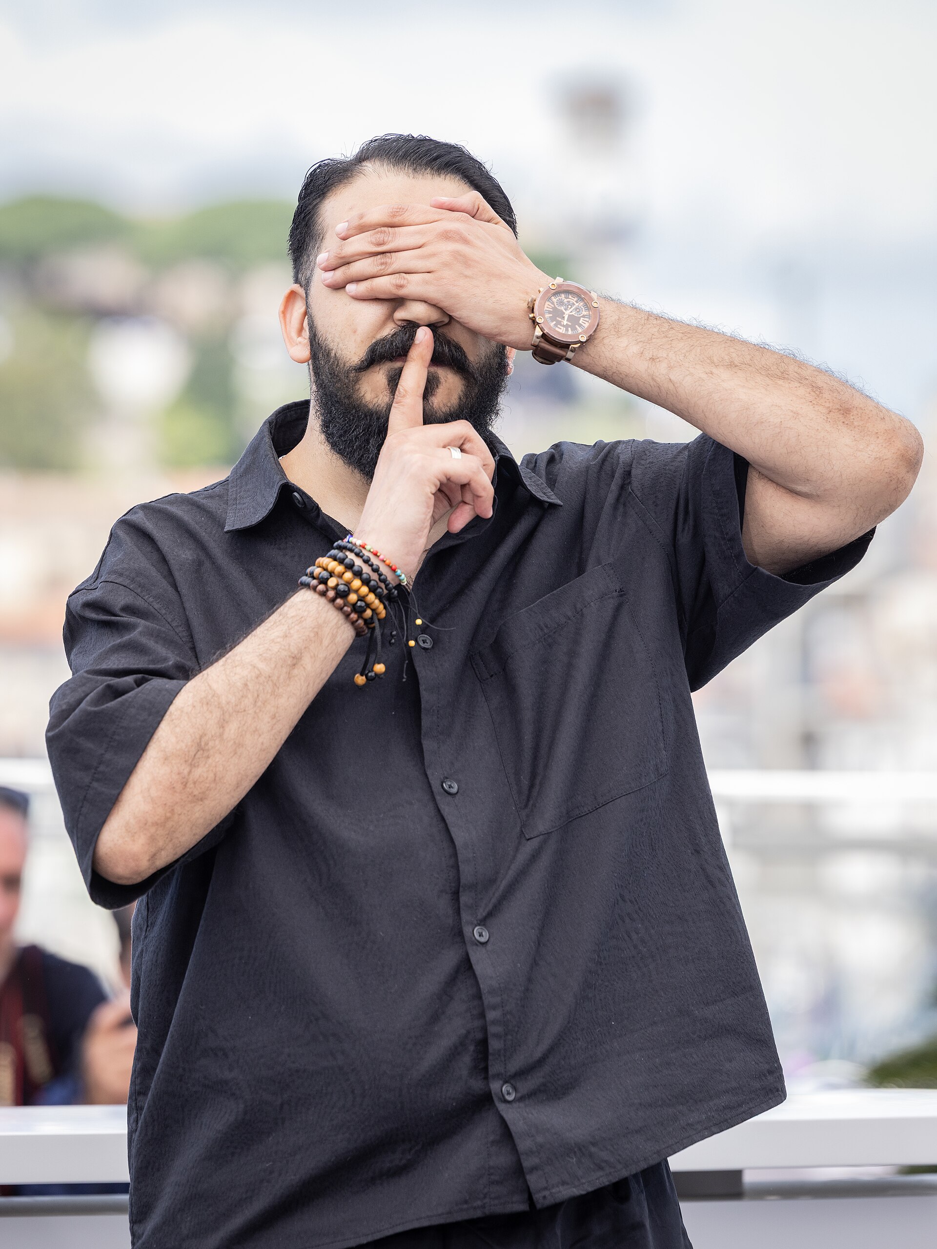 Film director Morad Mostafa at the 2025 Cannes Film Festival