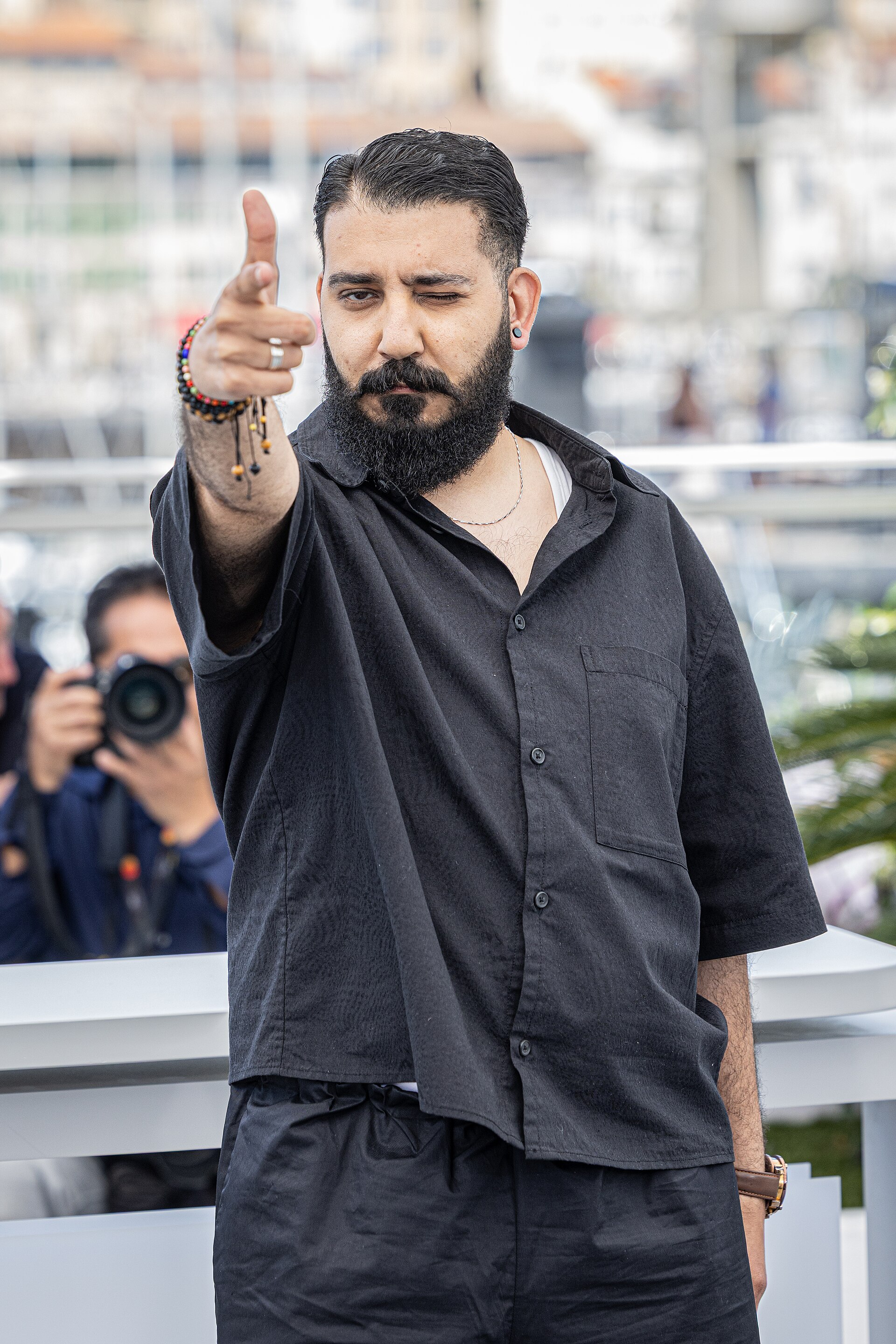 Film director Morad Mostafa at the 2025 Cannes Film Festival