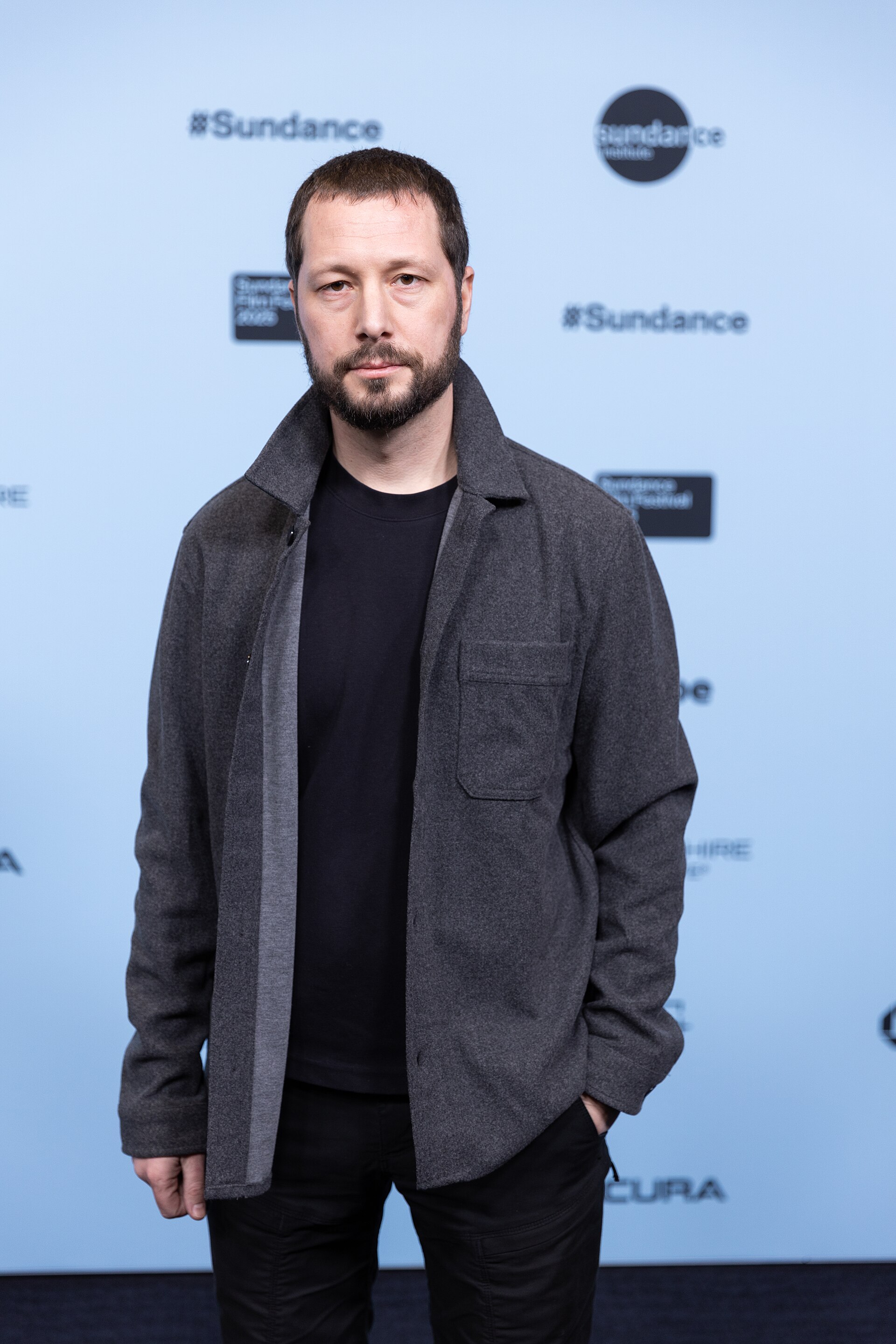 Mstyslav Chernov at the 2025 Sundance Film Festival for the premiere of “2000 Meters to ANDRIIVKA”