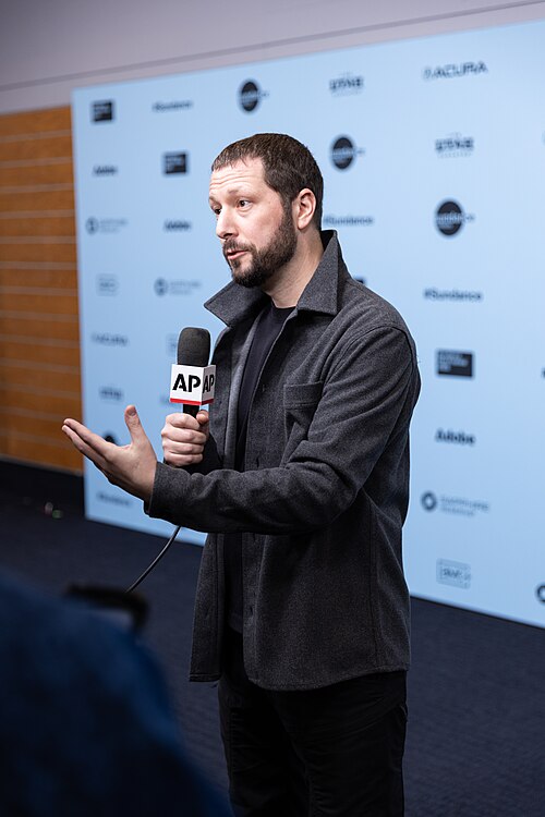 Mstyslav Chernov at the 2025 Sundance Film Festival for the premiere of “2000 Meters to ANDRIIVKA”