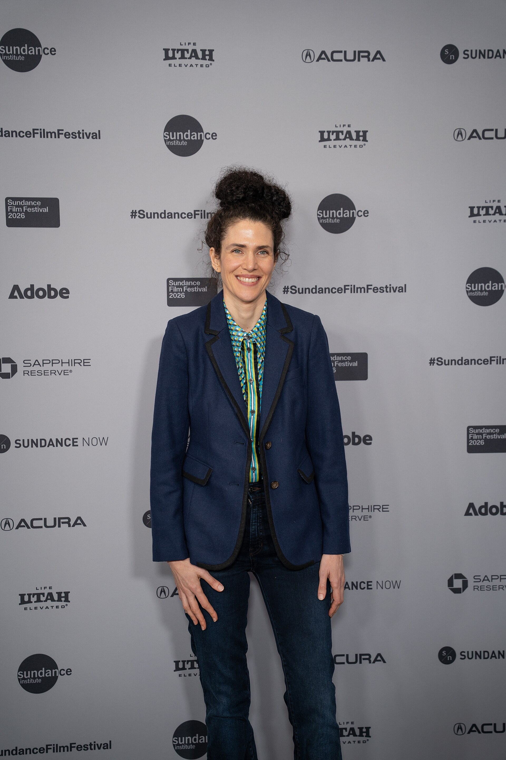 NB Mager (director/writer) at the premiere of Run Amok at Sundance Film Festival 2026.
