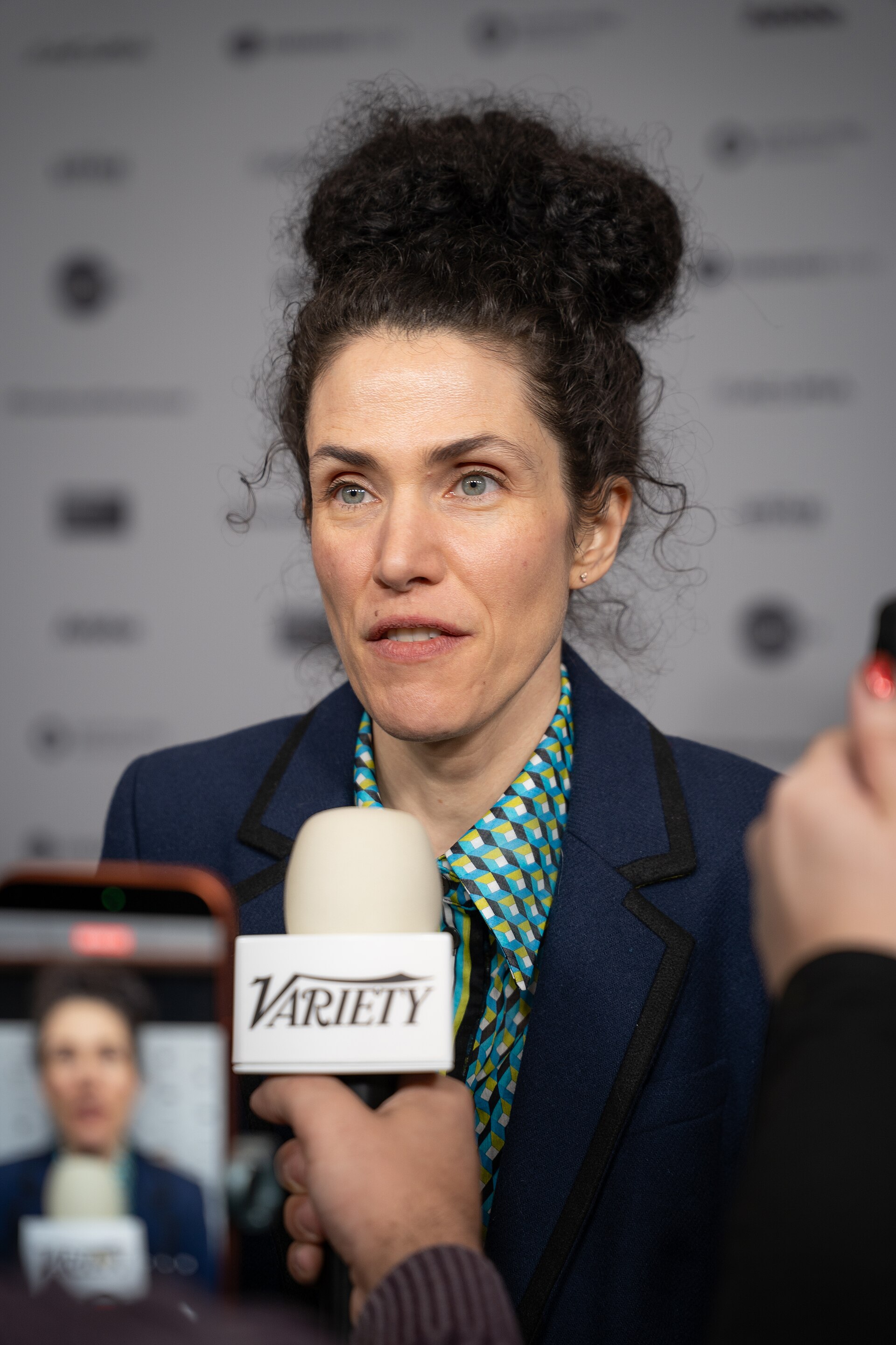 NB Mager (director/writer) at the premiere of Run Amok at Sundance Film Festival 2026.