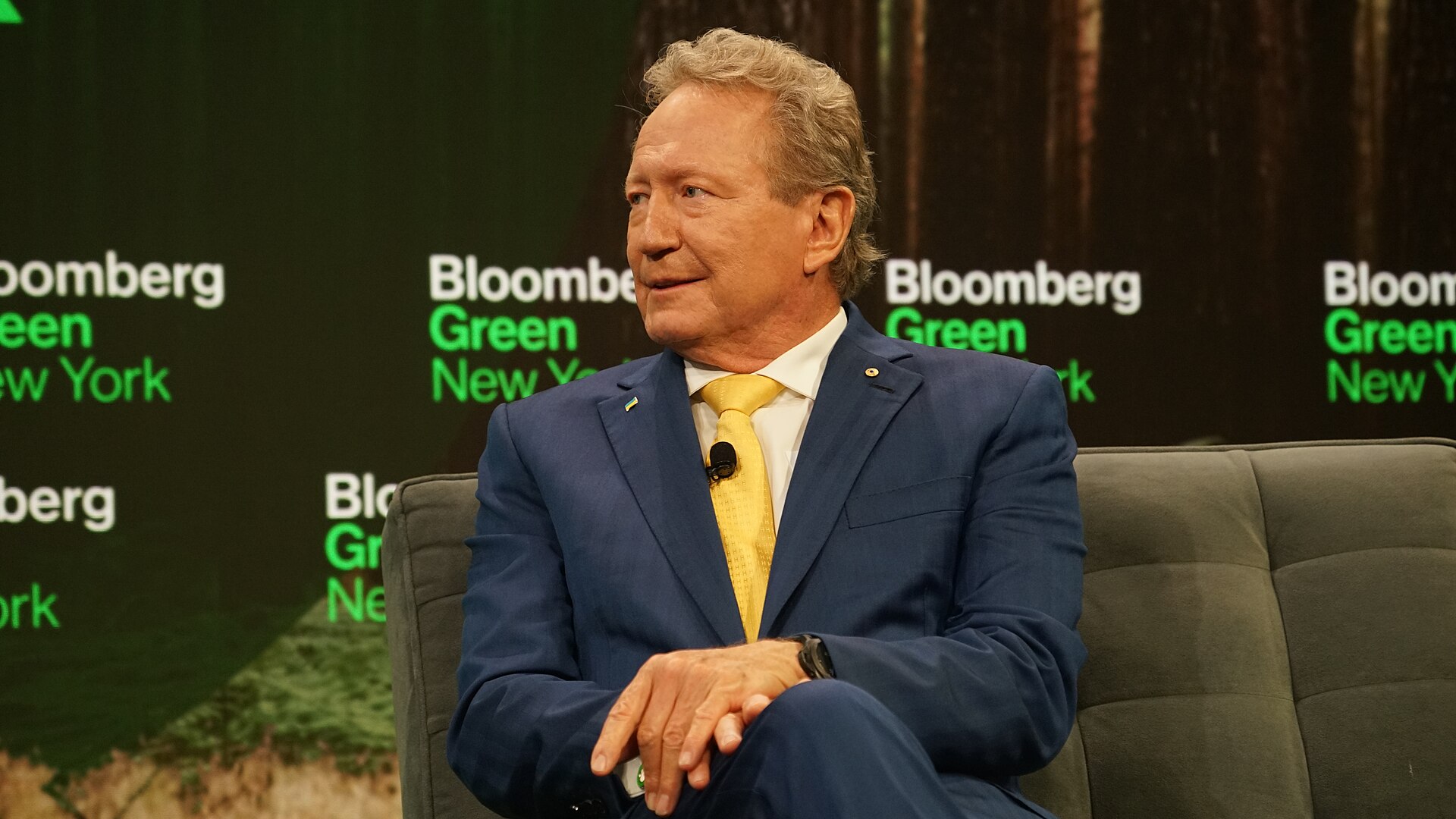 Andrew Forrest at Bloomberg Green event during Climate Week NYC 2025