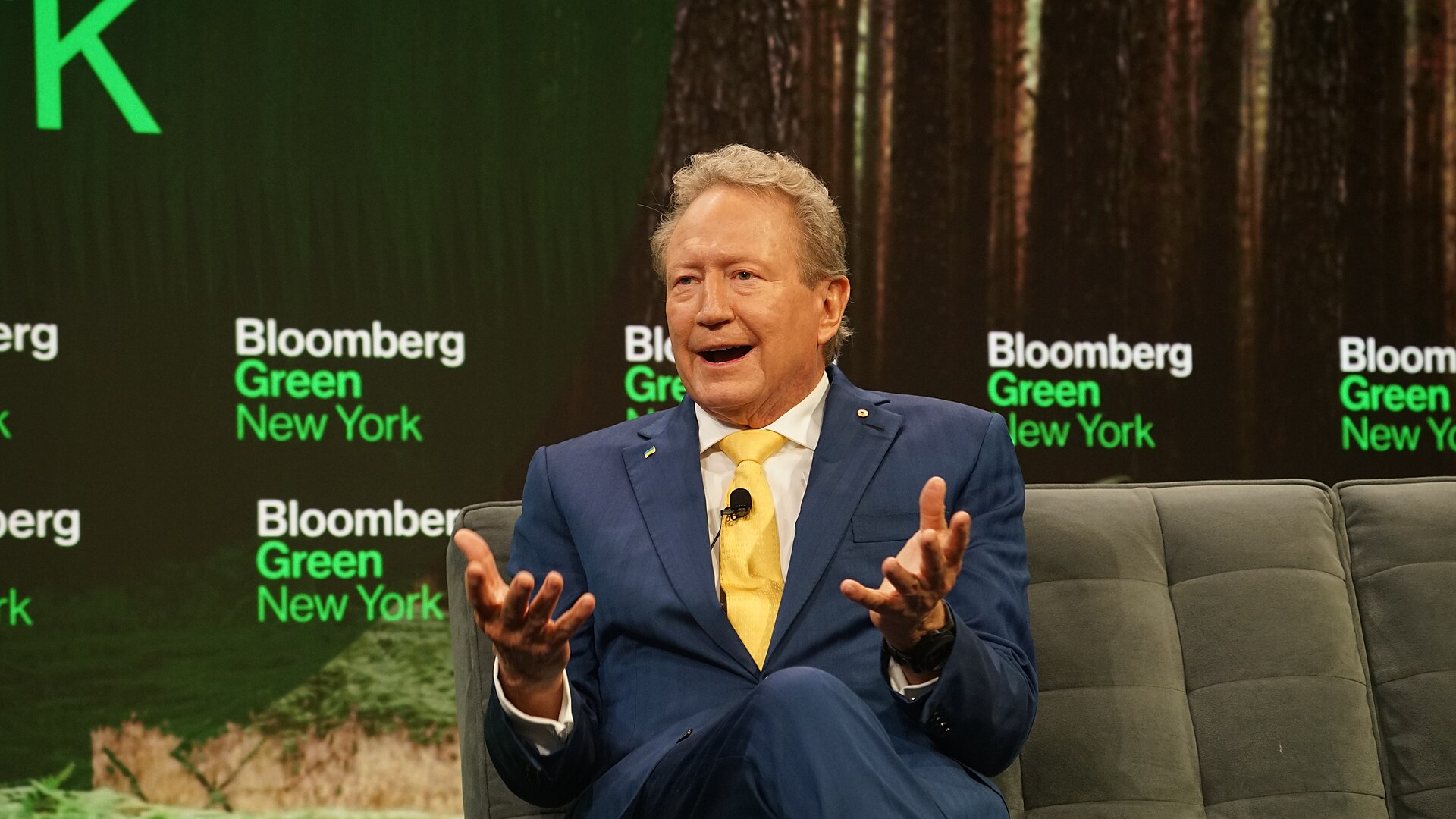 Andrew Forrest at Bloomberg Green event during Climate Week NYC 2025