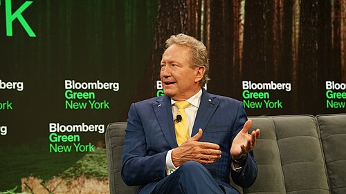 Andrew Forrest at Bloomberg Green event during Climate Week NYC 2025