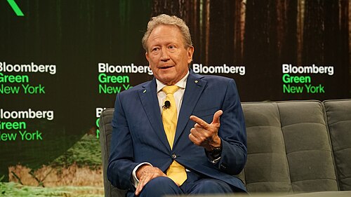 Andrew Forrest at Bloomberg Green event during Climate Week NYC 2025