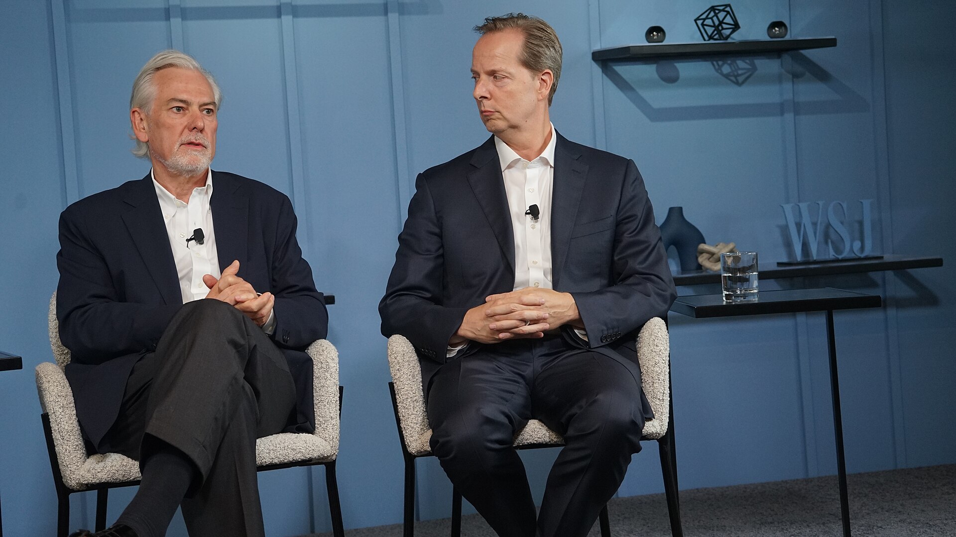 Jacek Olczak, Almar Latour at Wall Street Journal House at New York Climate Week 2025