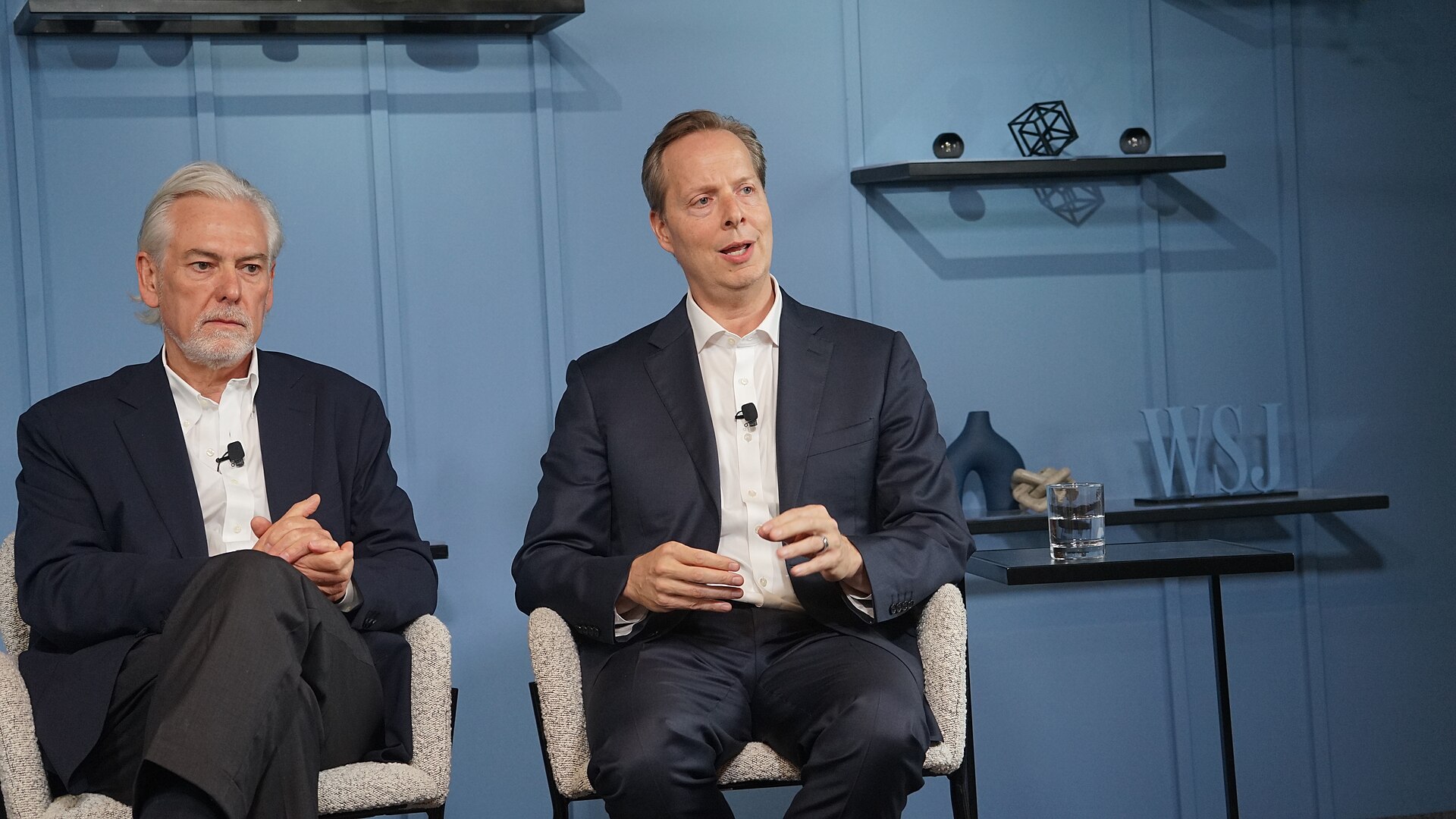 Jacek Olczak, Almar Latour at Wall Street Journal House at New York Climate Week 2025