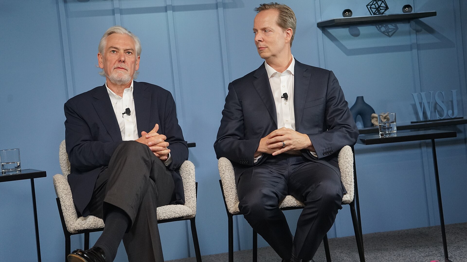 Jacek Olczak, Almar Latour at Wall Street Journal House at New York Climate Week 2025