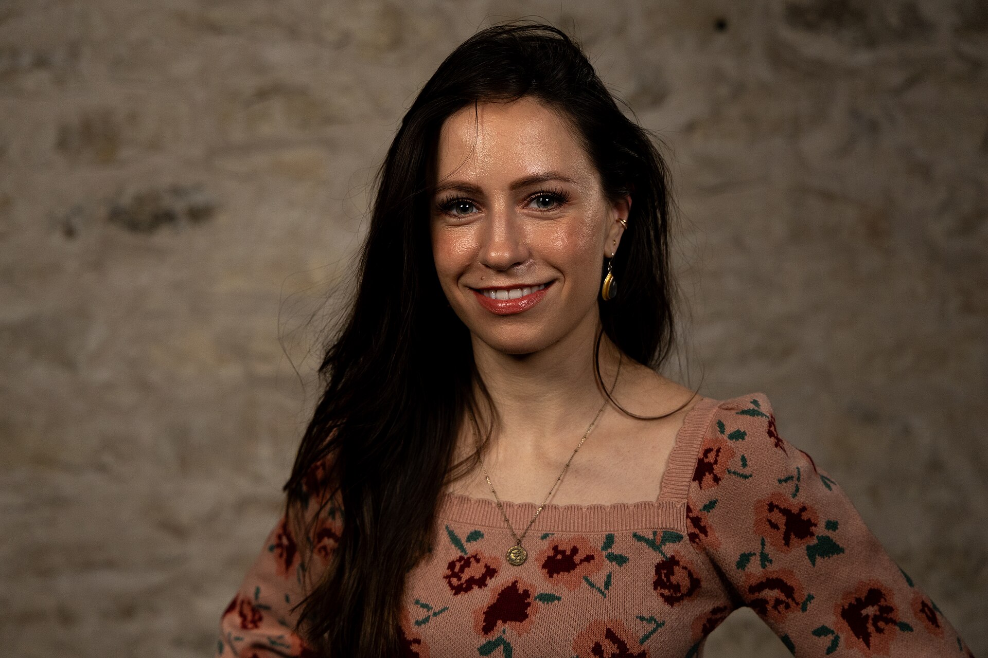 Nadejda Aseeva, Creator, at the WikiPortraits studio at the 2025 SXSW Festival.