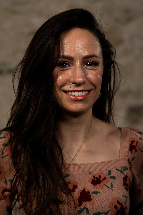 Nadejda Aseeva, Creator, at the WikiPortraits studio at the 2025 SXSW Festival.