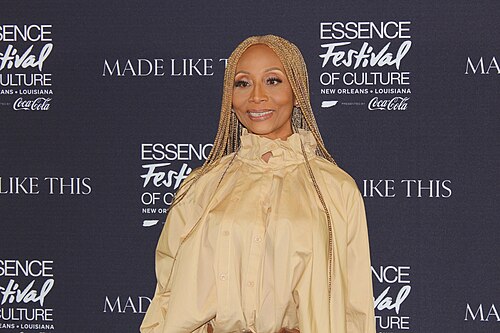 Nadine Sutherland at the Essence Festival of Culture 2025 in New Orleans, Louisiana in July 2025.