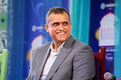 Nandan Kamath, lawyer, at the 2025 Jaipur Literature Festival in Jaipur, India.