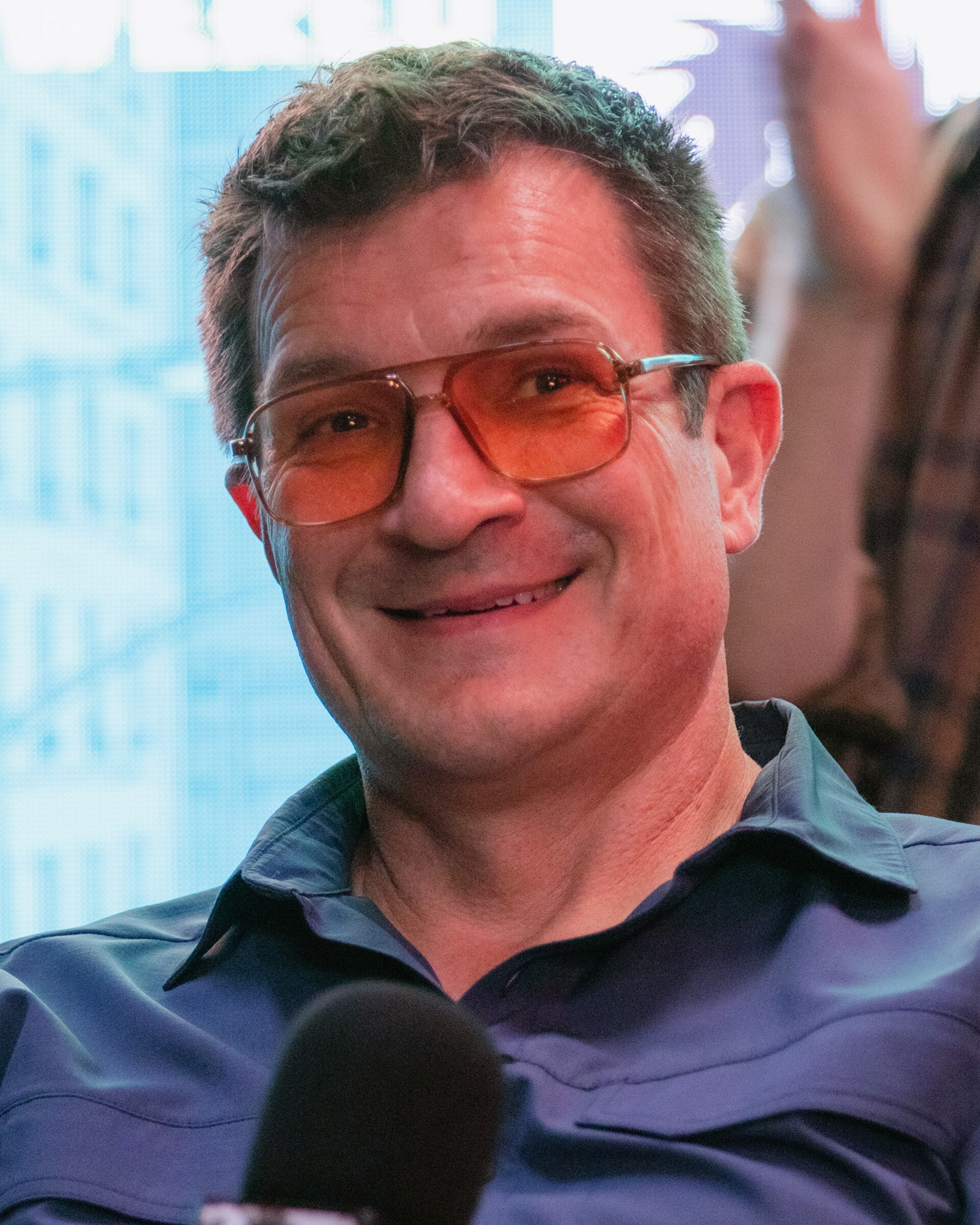 Nathan Fillion an at event in Glassell Park, Los Angeles, California