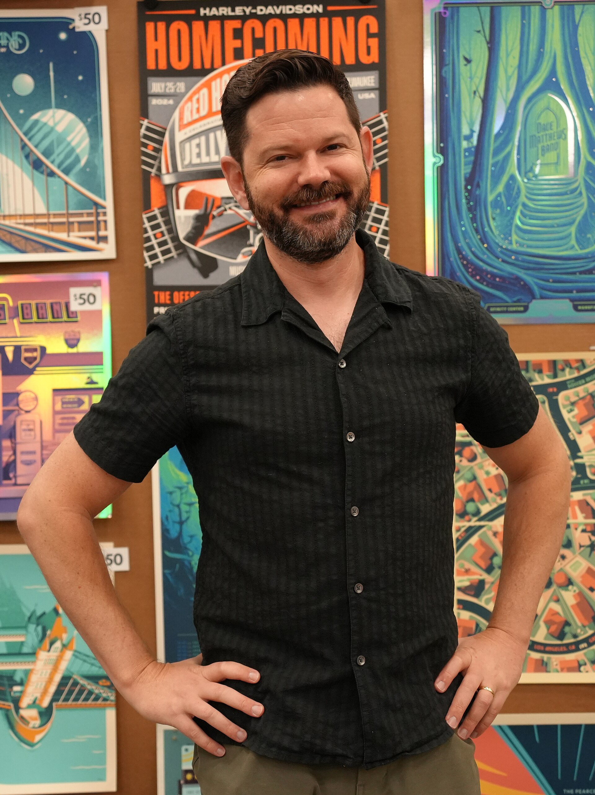 Nathan Goldman, DKNG, Flatstock Exhibit at SXSW 2025 in Austin, Texas in March 2025.