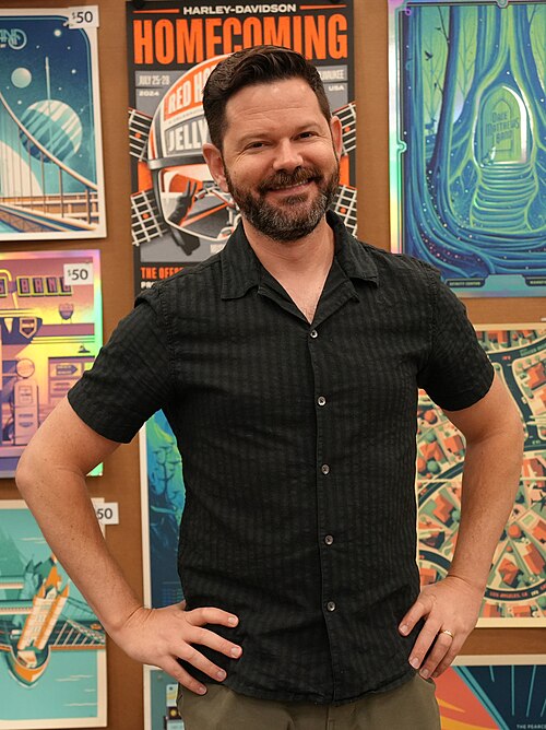 Nathan Goldman, DKNG, Flatstock Exhibit at SXSW 2025 in Austin, Texas in March 2025.