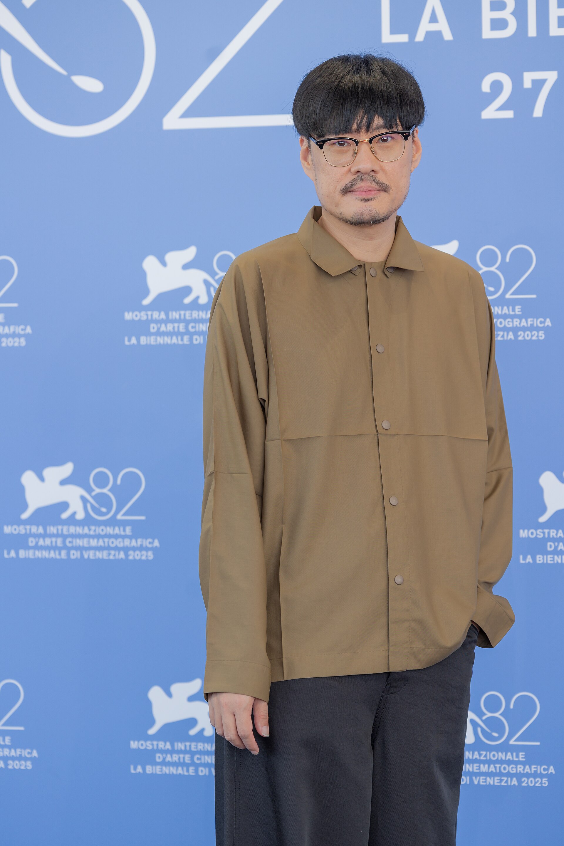 Nawapol Thamrongrattanarit, director, screenwriter, at 82nd Venice International Film Festival in Venice, Italy for the film Human Resource.