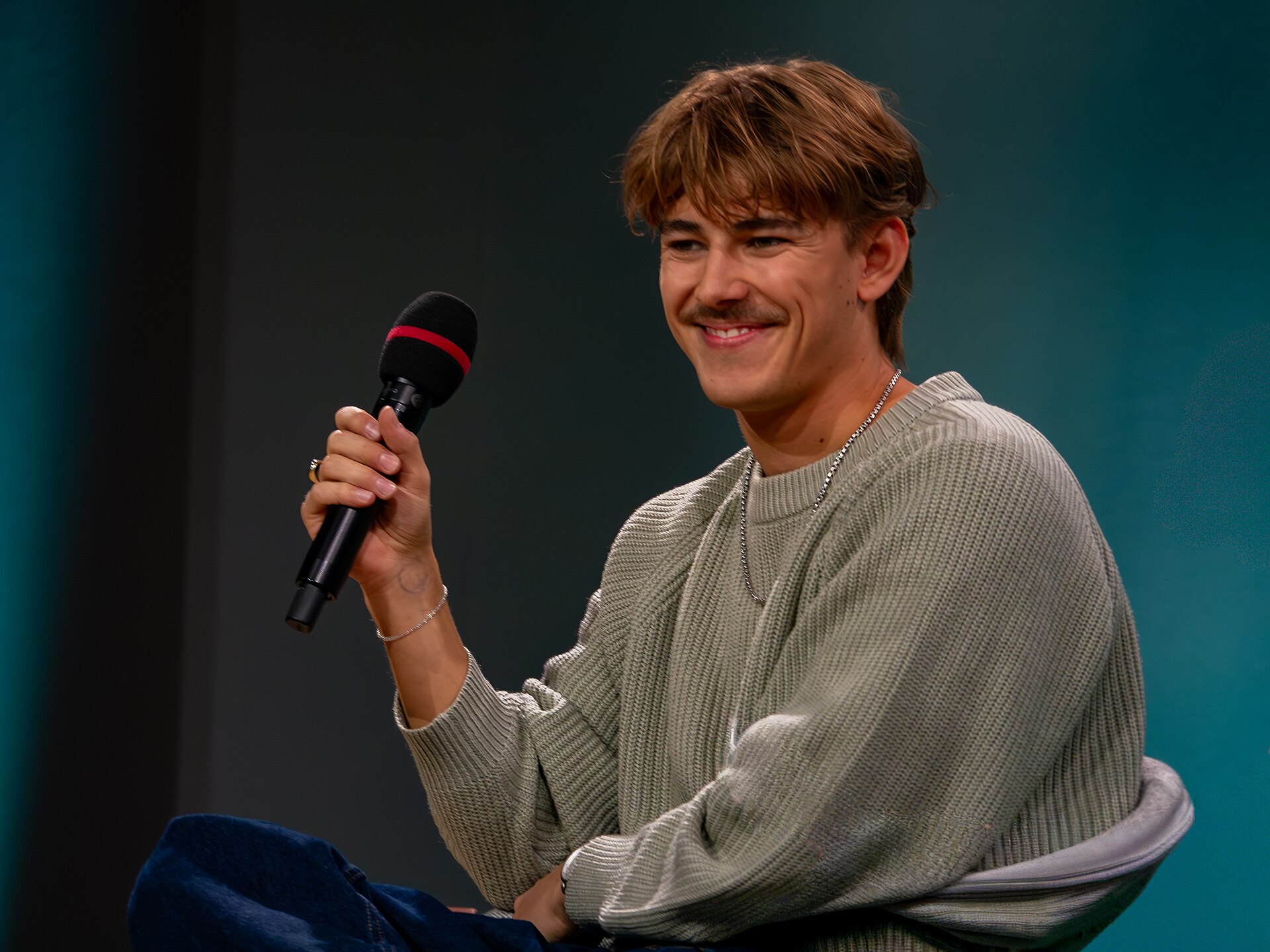 Nelio Biedermann, Swiss writer at the Frankfurt Book Fair 2025