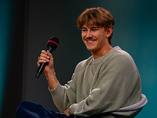 Nelio Biedermann, Swiss writer at the Frankfurt Book Fair 2025