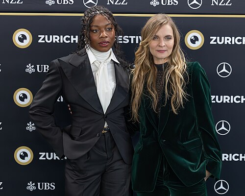 Nia DaCosta on the Green Carpet at the 2025 Zurich Film Festival.