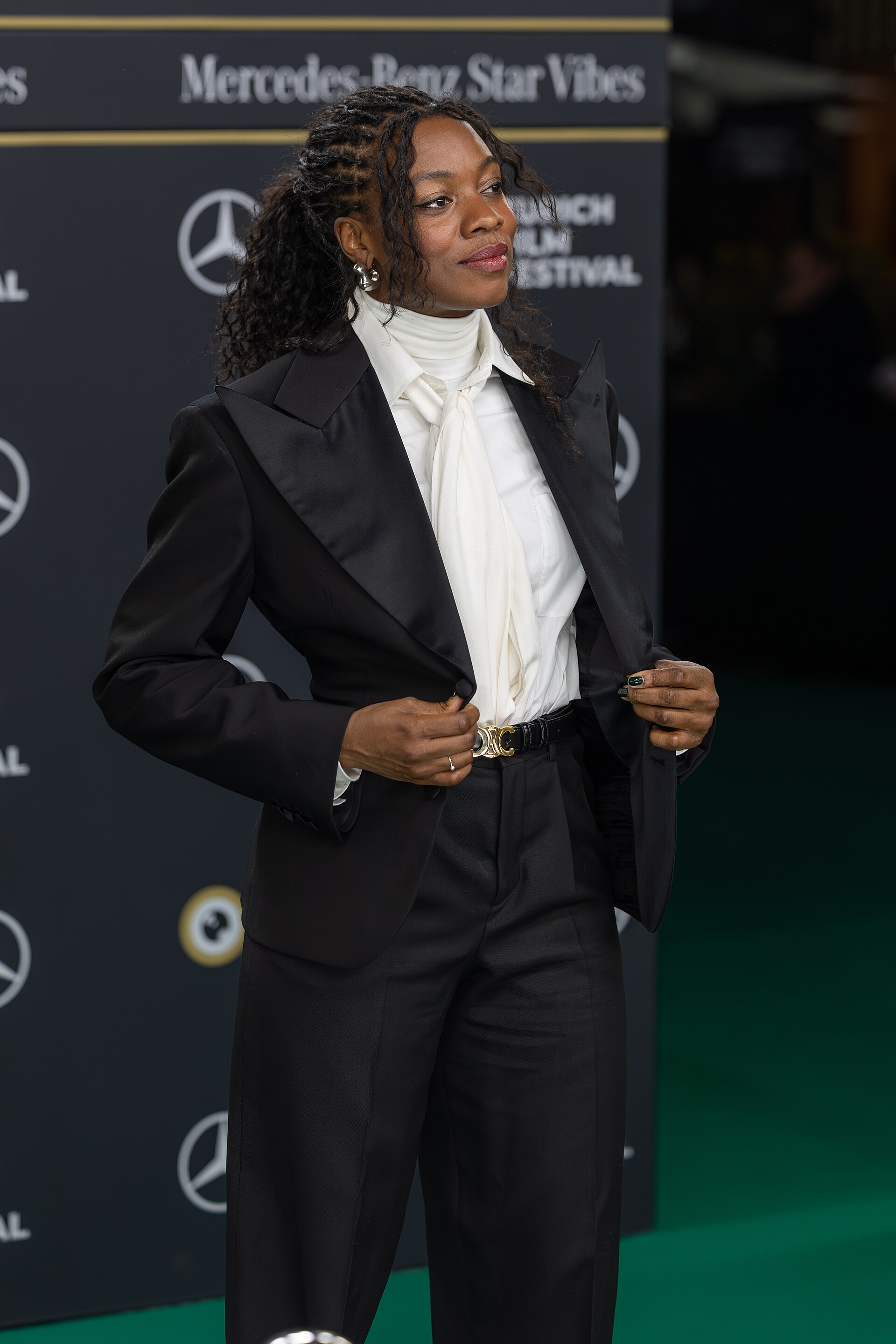 Nia DaCosta on the Green Carpet at the 2025 Zurich Film Festival.