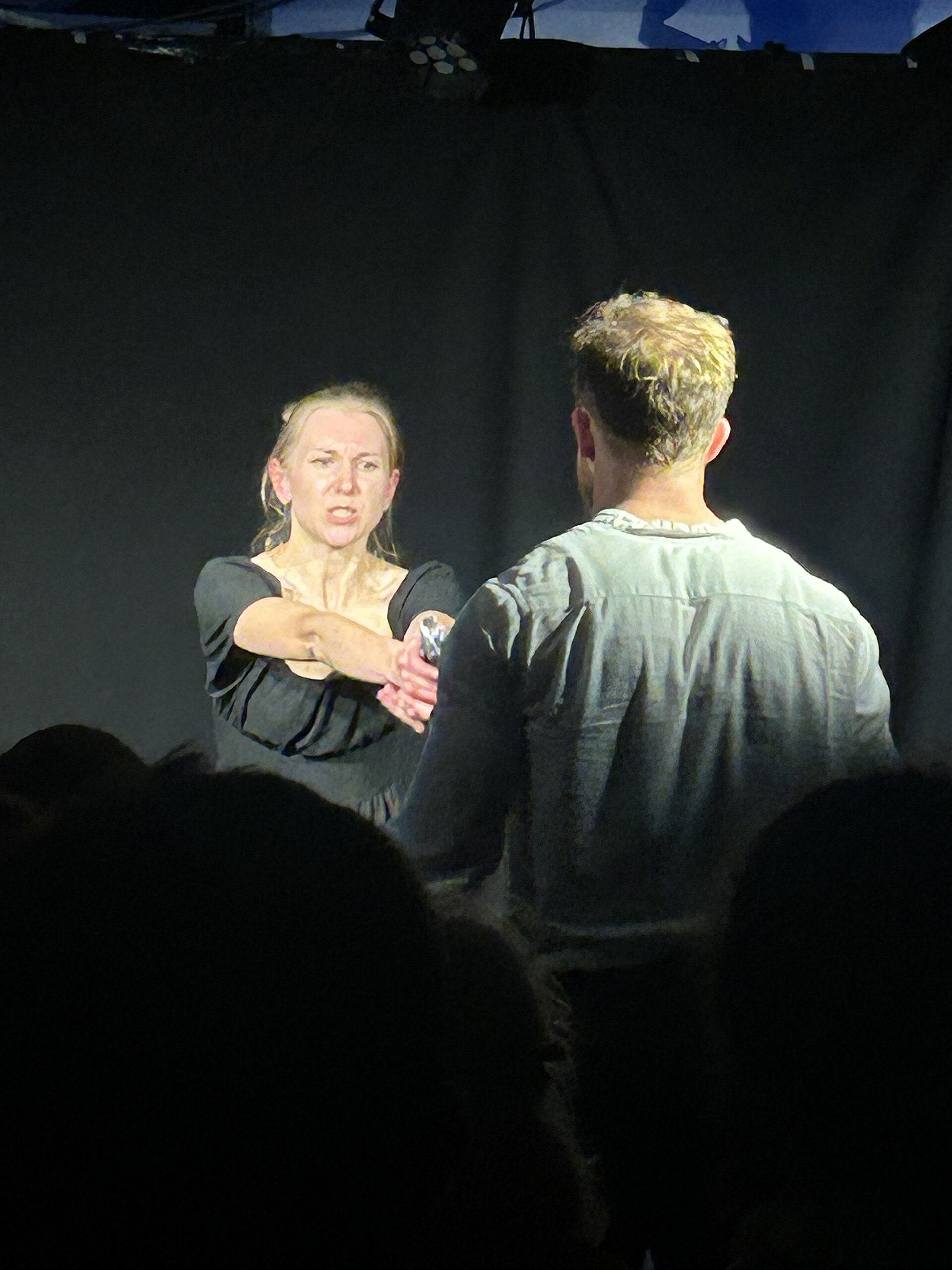 Nic Caws Dylan McCullagh in The Bear at Edinburgh Fringe 2025