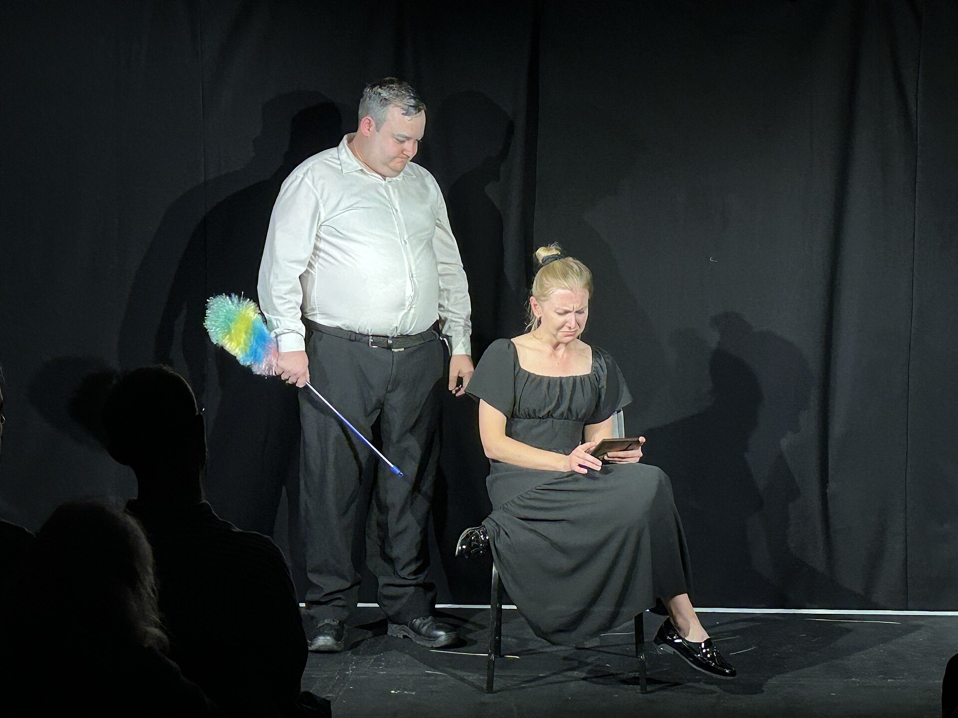 Nic Caws Luke Bridge in The Bear at Edinburgh Fringe 2025