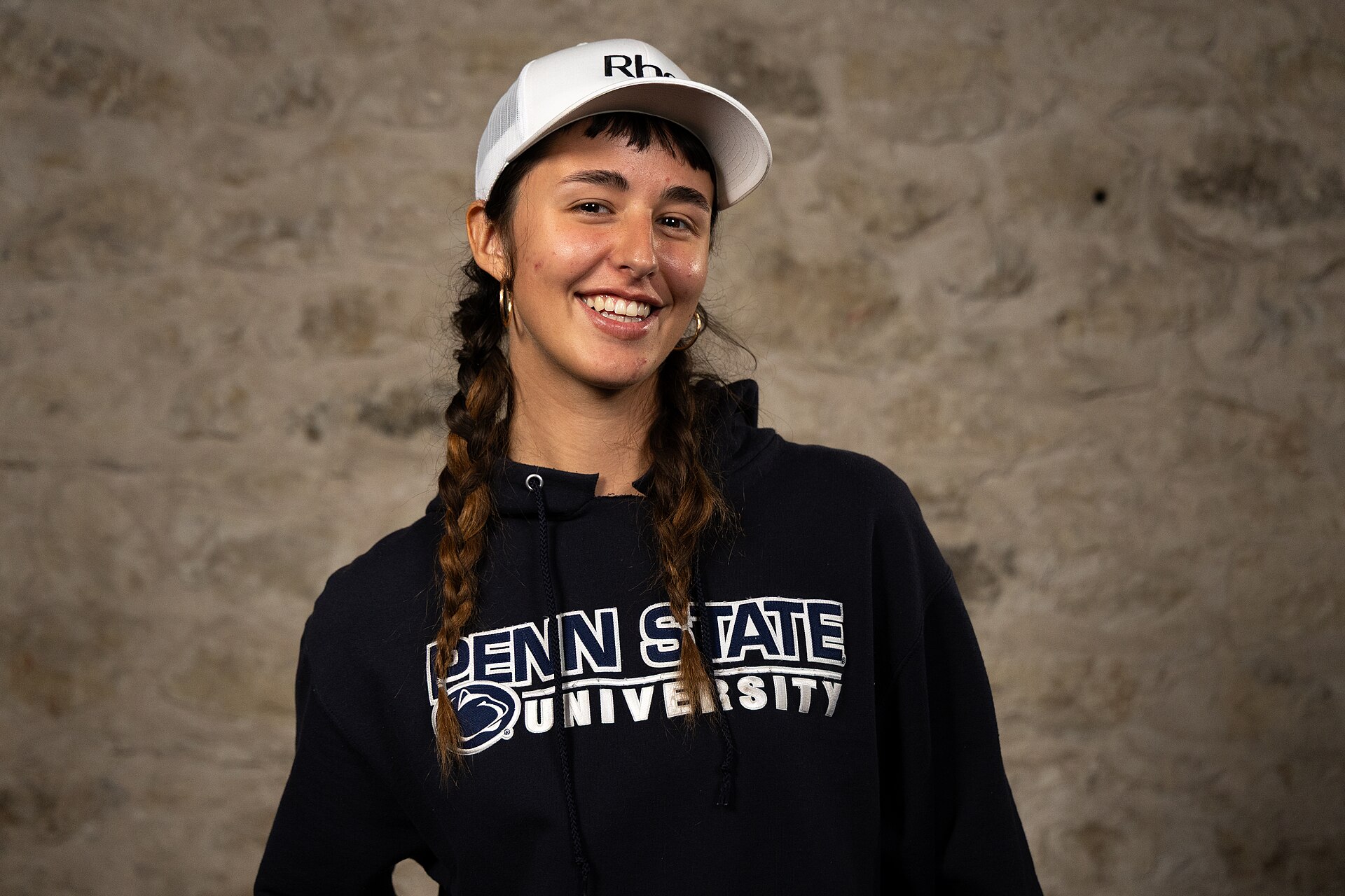 Nicole Mantovani, Associate H-E-B, at the WikiPortraits studio at the 2025 SXSW Festival.