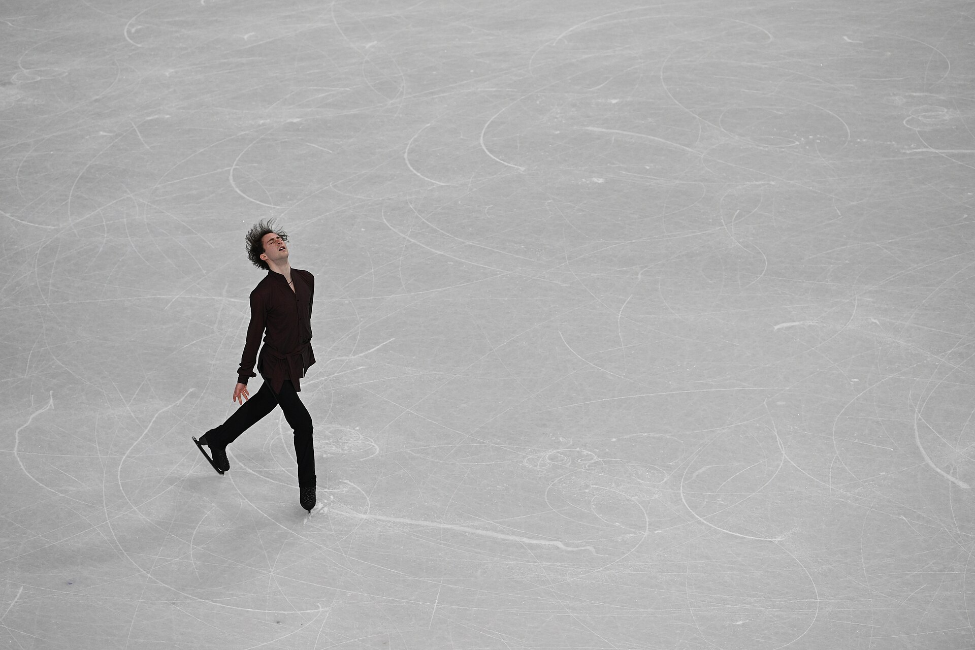MILAN, ITALY - 07 FEBRUARY 2026: Nika Egadze of Georgia compete during the Figure Skating Team Event Men Single Skating-Short Program at the Olympic Winter Games Milano Cortina 2026  Milano Ice Skating Arena on February 07, 2026 in Milan, Italy