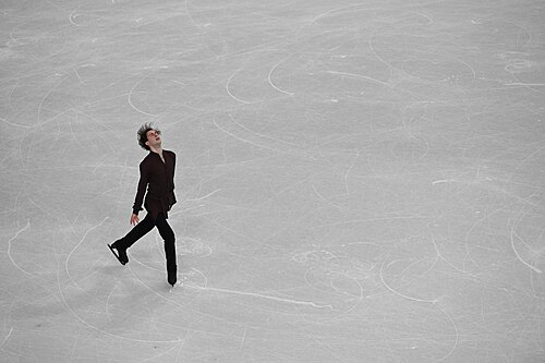 MILAN, ITALY - 07 FEBRUARY 2026: Nika Egadze of Georgia compete during the Figure Skating Team Event Men Single Skating-Short Program at the Olympic Winter Games Milano Cortina 2026  Milano Ice Skating Arena on February 07, 2026 in Milan, Italy