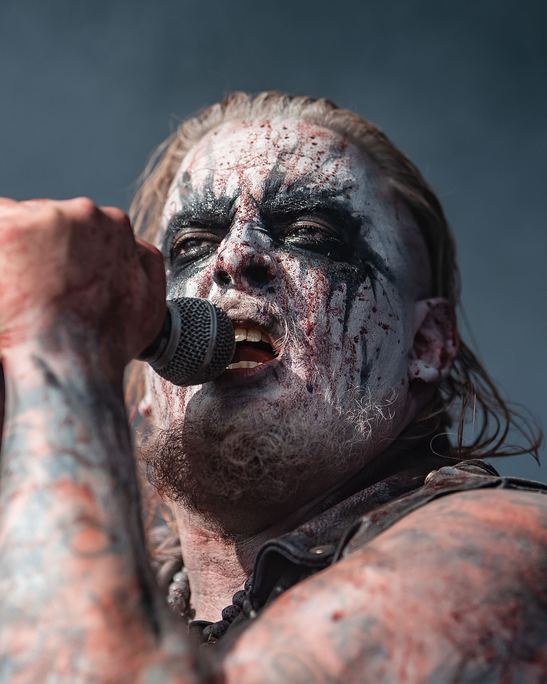 HansFyrste with Svarttjern at the Midgardsblot open air festival in Norway, 2025