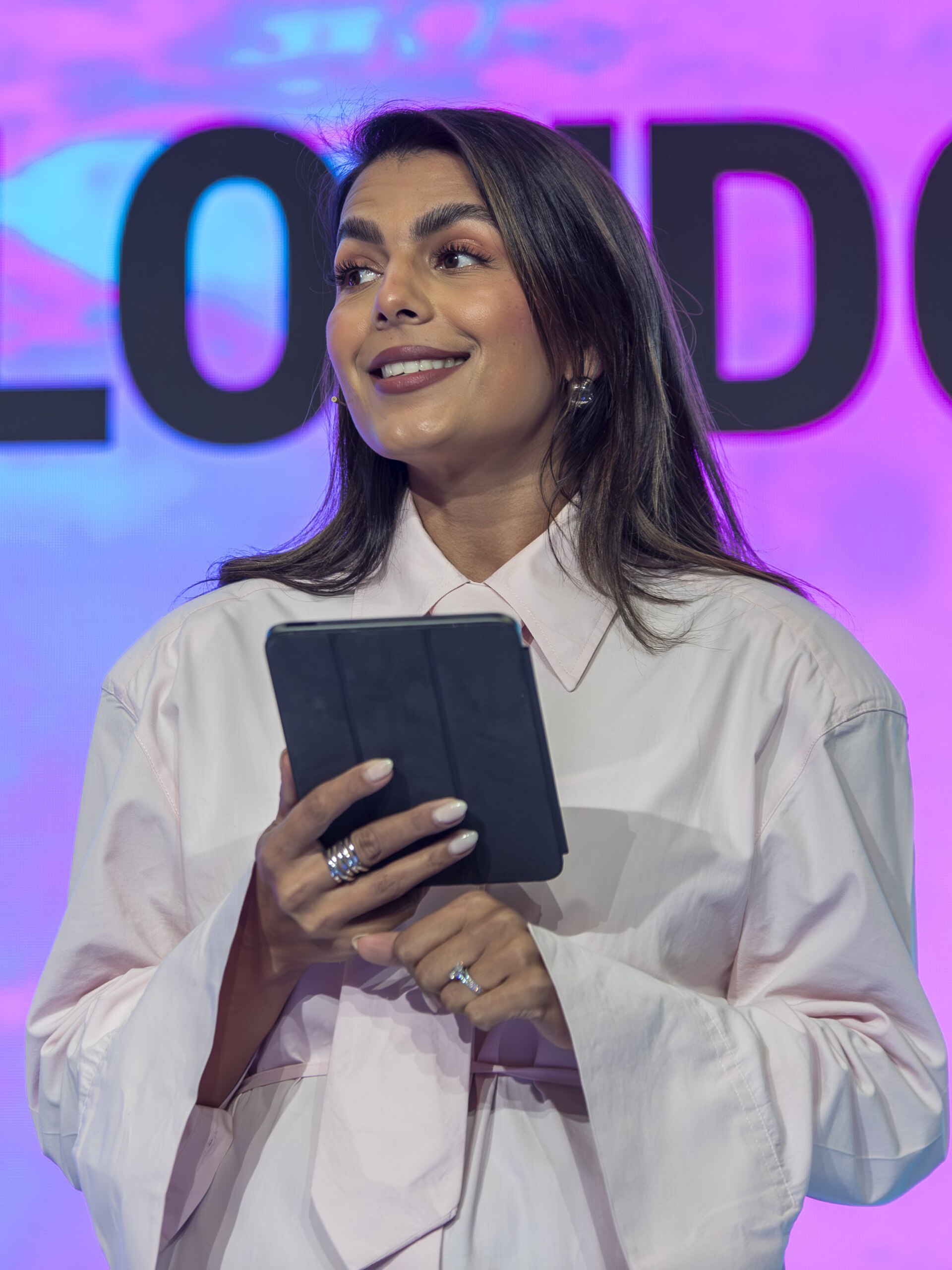 Nimi Mehta, Presenter & host, at the SXSW London festival hosted in London, England during June 2025.