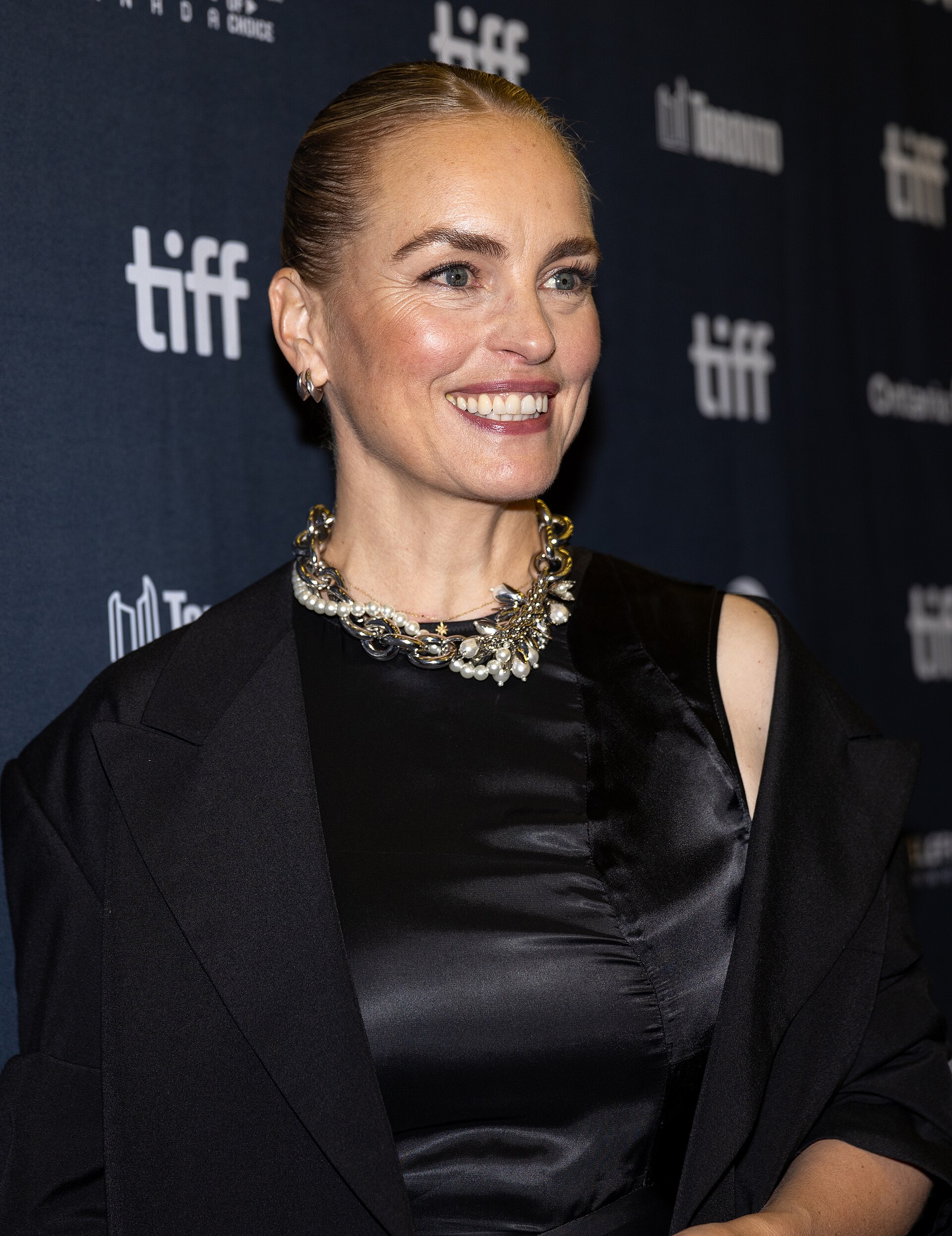 Nina Hoss, actor, at the 2025 Toronto International Film Festival (TIFF) for the movie Hedda.