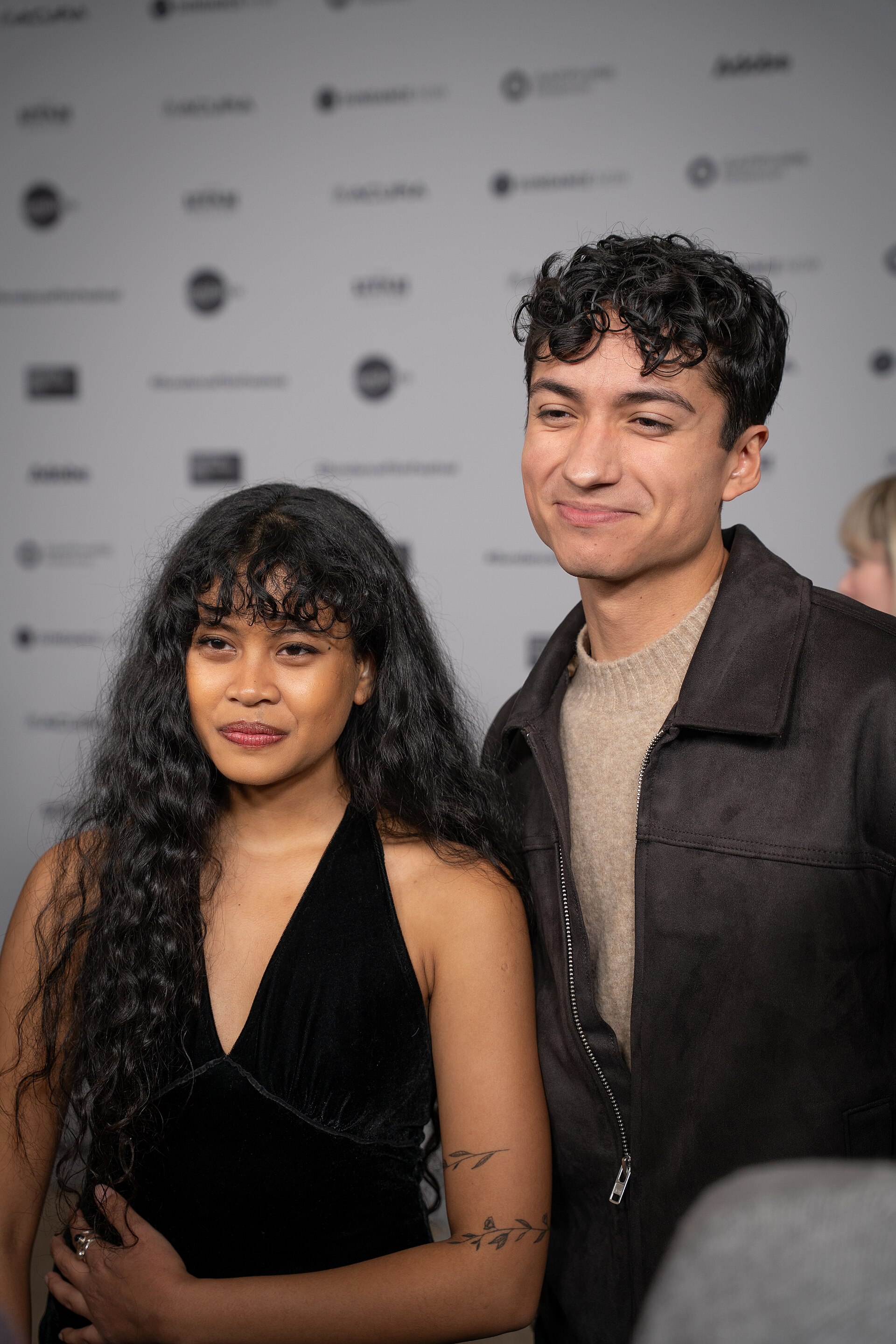 Nuha Jes Izman and Allan Lopez at the premiere for Run Amok at Sundance Film Festival 2026.