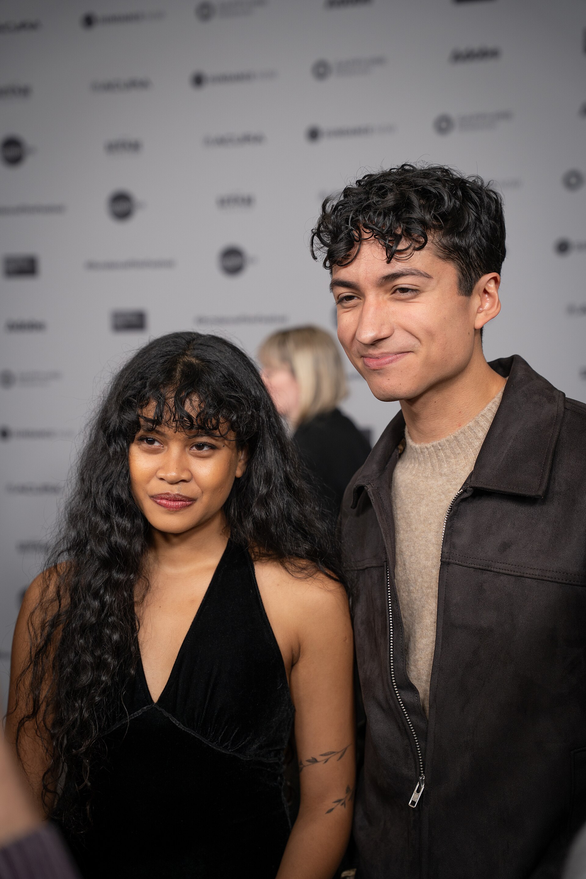 Nuha Jes Izman and Allan Lopez at the premiere for Run Amok at Sundance Film Festival 2026.