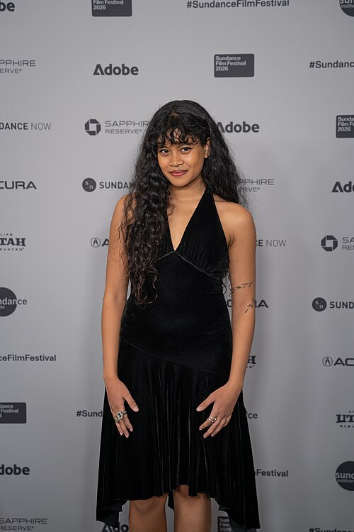 Nuha Jes Izman (actress) at the premiere of Run Amok at Sundance Film Festival 2026.
