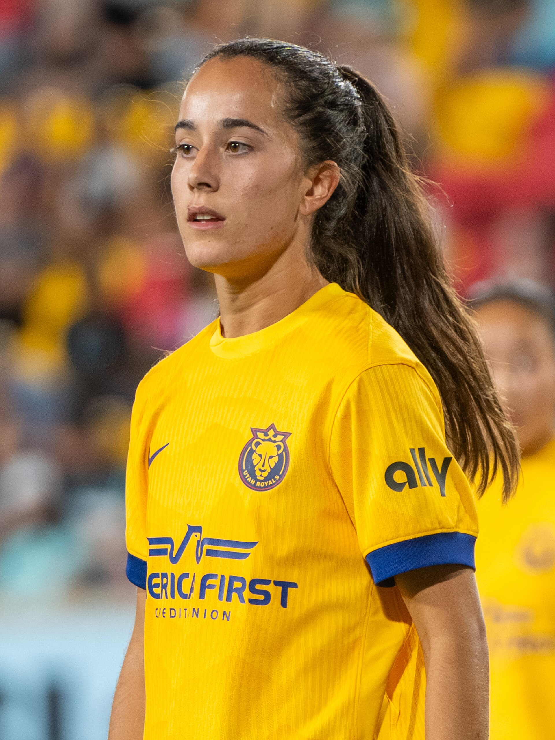 Nuria Rábano during Gotham FC vs Utah Royals on Aug 23 2025