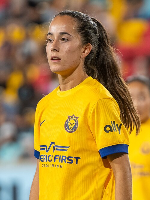 Nuria Rábano during Gotham FC vs Utah Royals on Aug 23 2025