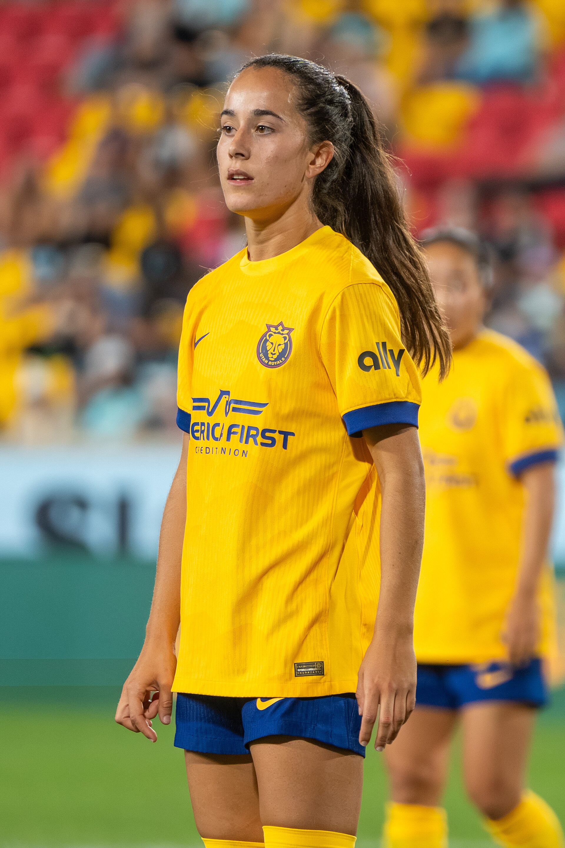 Nuria Rábano during Gotham FC vs Utah Royals on Aug 23 2025