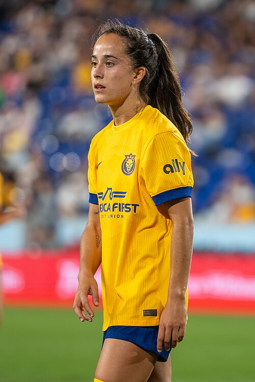 Nuria Rábano during Gotham FC vs Utah Royals on Aug 23 2025