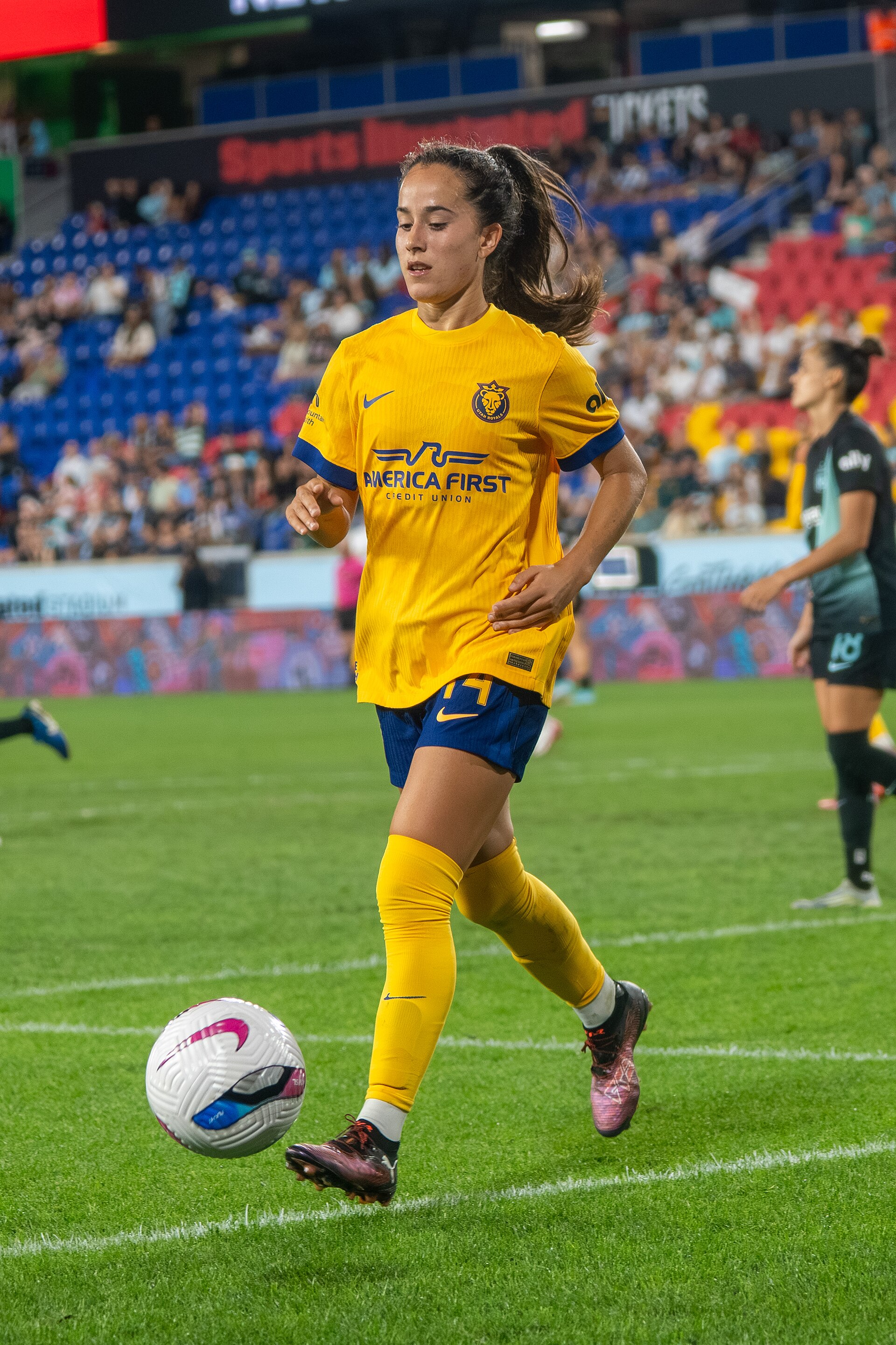 Nuria Rábano during Gotham FC vs Utah Royals on Aug 23 2025
