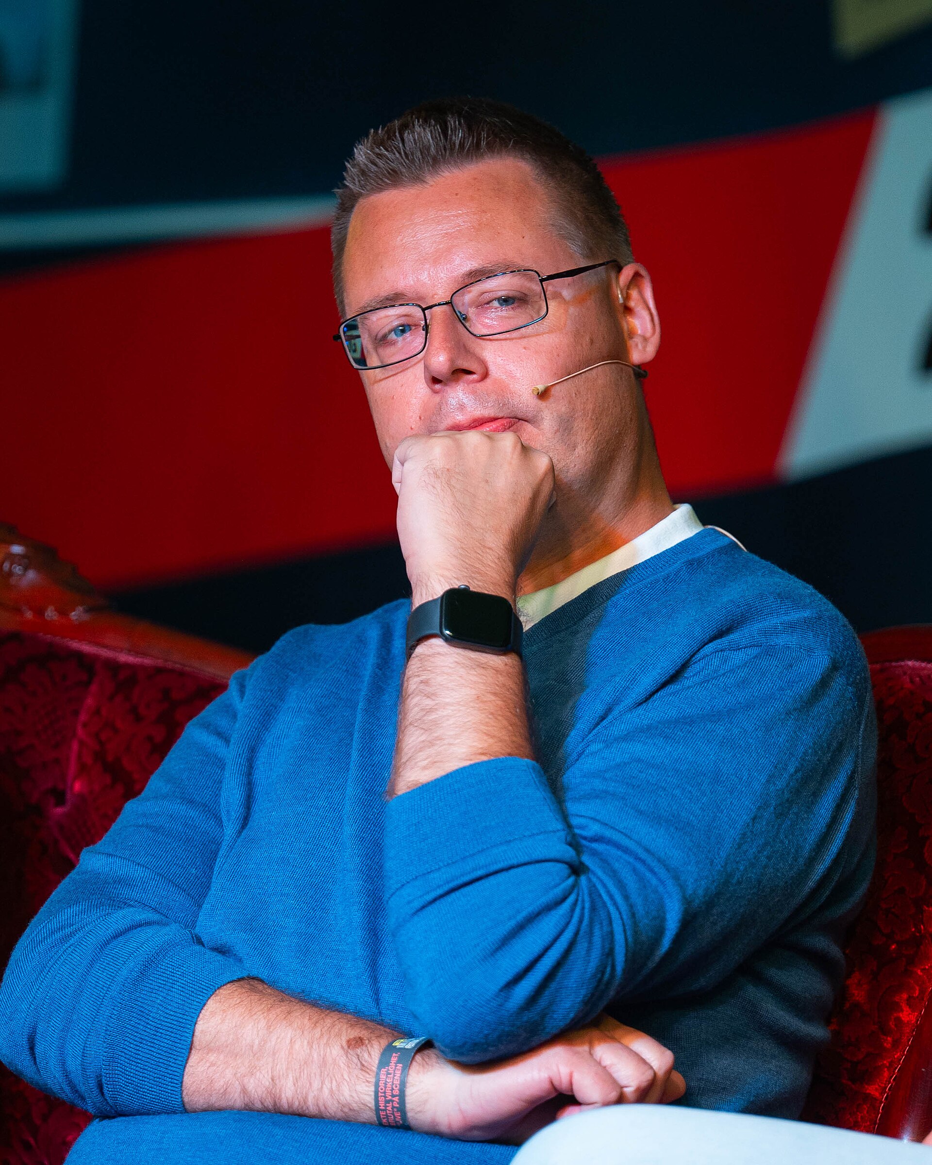 Olav Rønneberg at the True Crime festival in Arendal, Norway, 2025