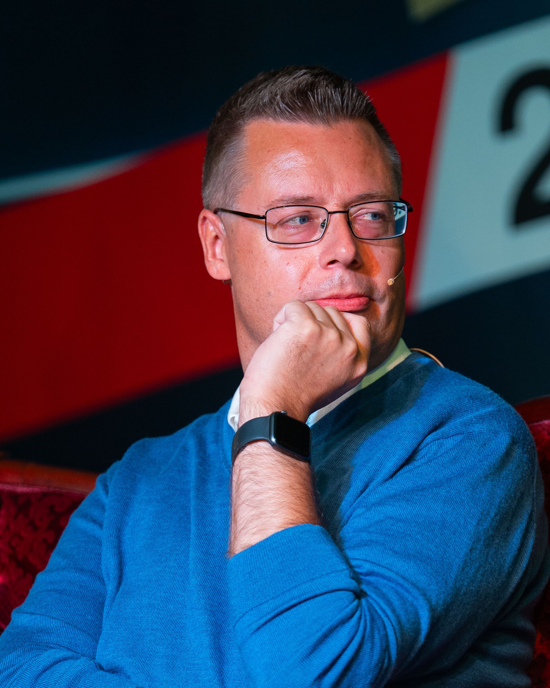 Olav Rønneberg at the True Crime festival in Arendal, Norway, 2025